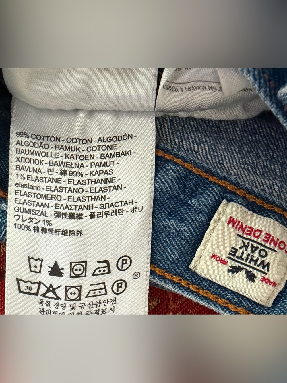 Levi’s White Oak Cone Button Fly Denim Jeans - Picture 15 of 16